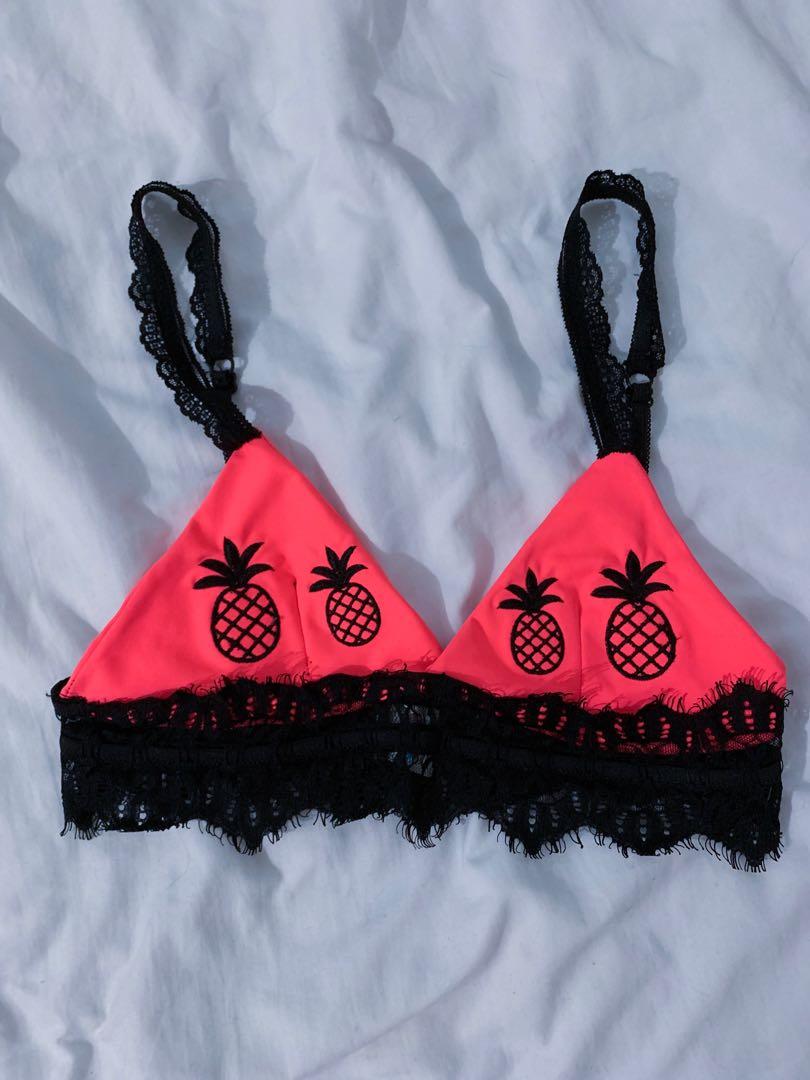 pineapple bralette