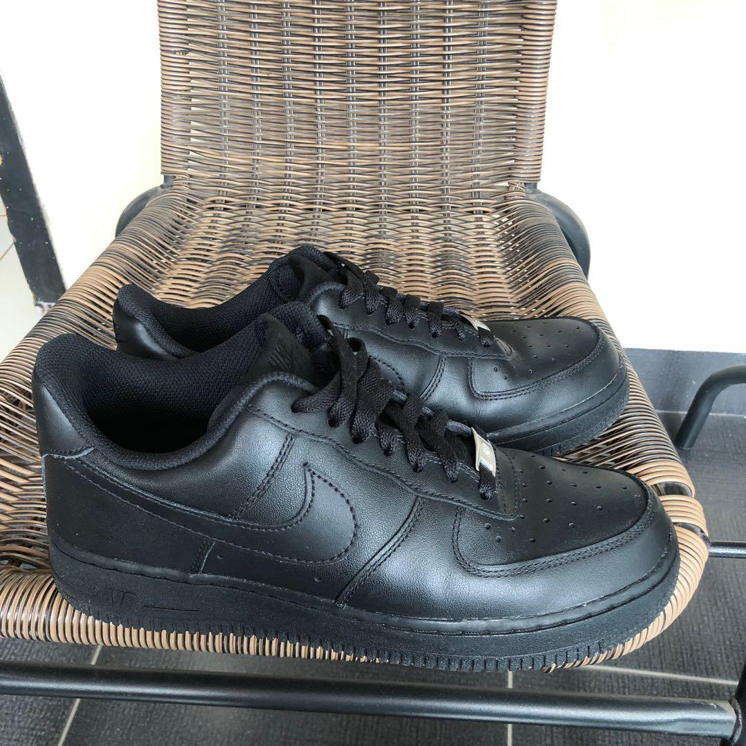 nike air force 1 size 7 black