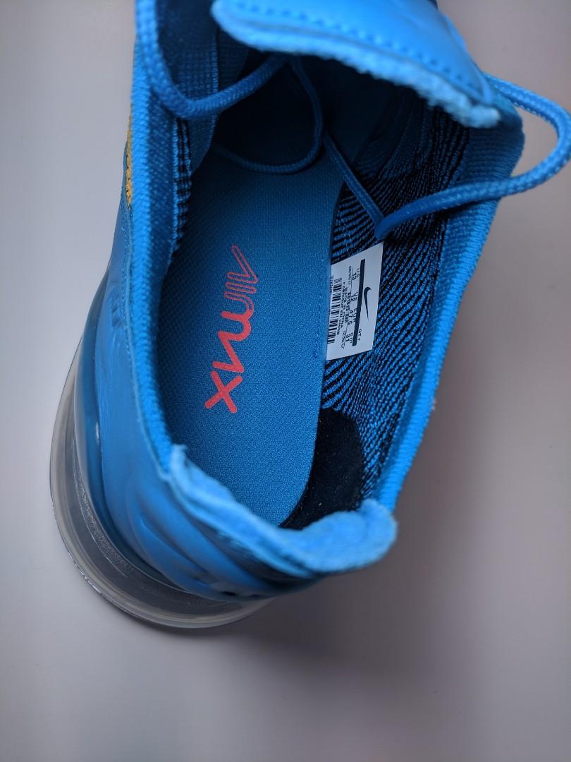 Air max 270 flyknit laser orange blue orbit top