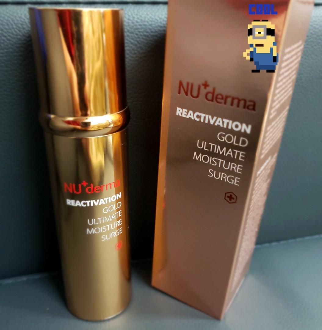 Nu Derma Reactivation Gold Ultimate Moisture Surge 100ml 新德曼金采賦活保濕精華霜 美容 化妝品 皮膚護理 Carousell