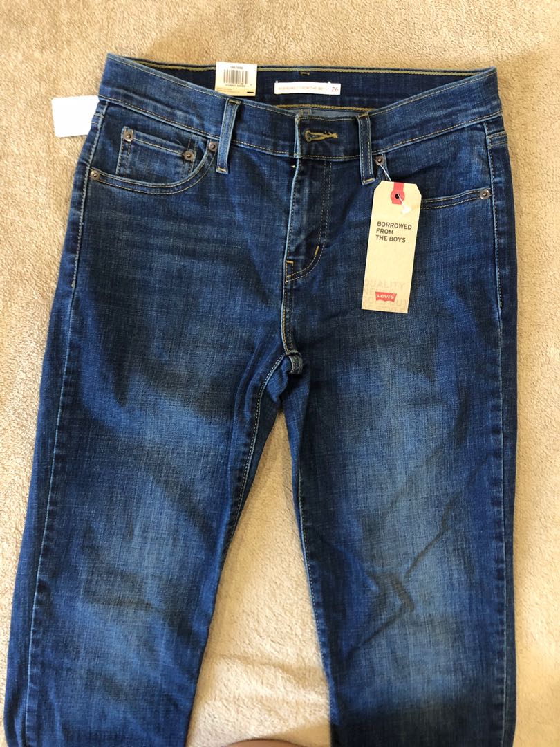 Original Levi's Jeans Size 26 Borrowed from the Boys, Women's Fashion,  Bottoms, Other Bottoms on Carousell