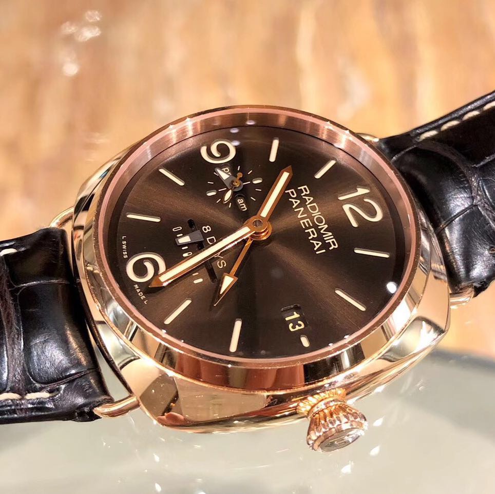Panerai Luminor radiomir 8day Pam00395 18k rose gold limited