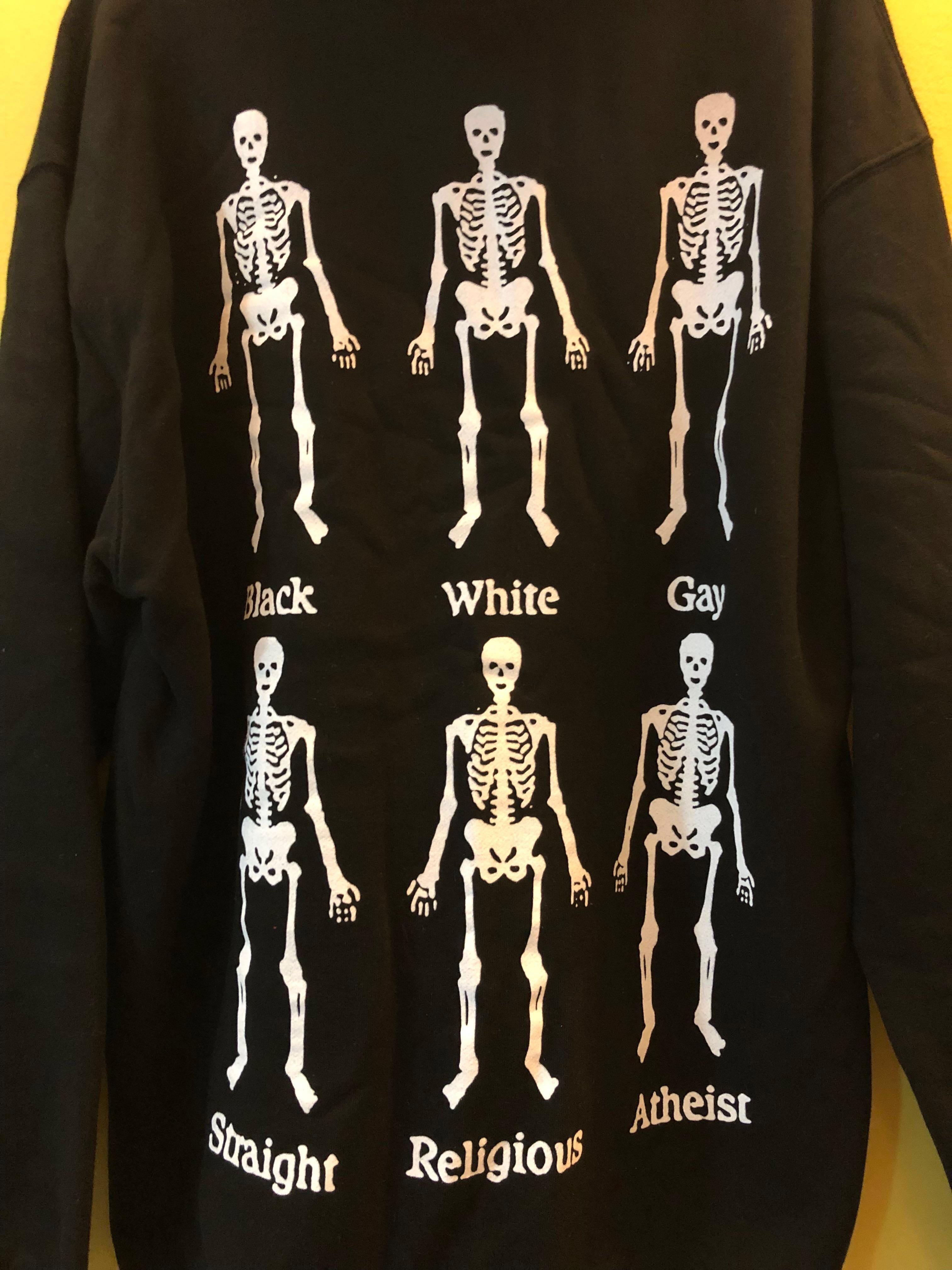 Pleasures best sale bones hoodie