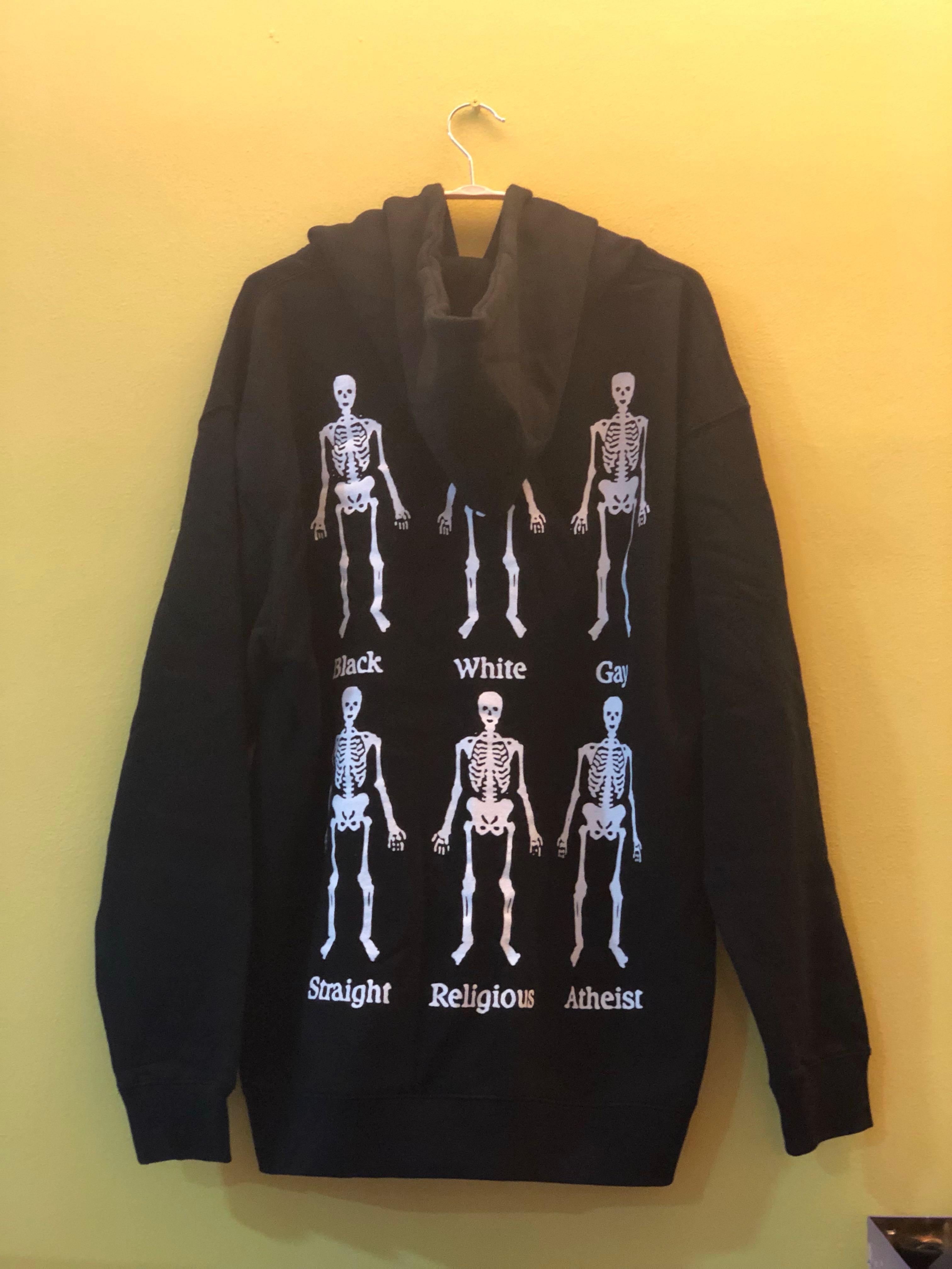 Pleasures discount skeleton shirt