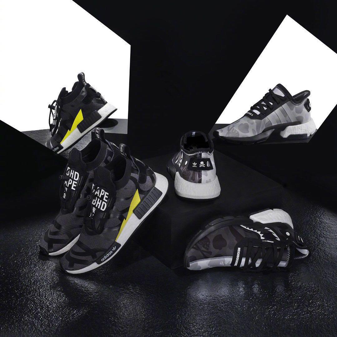 PO adidas NEIGHBORHOOD BAPE POD S3.1 NMD Stealth Bulletin