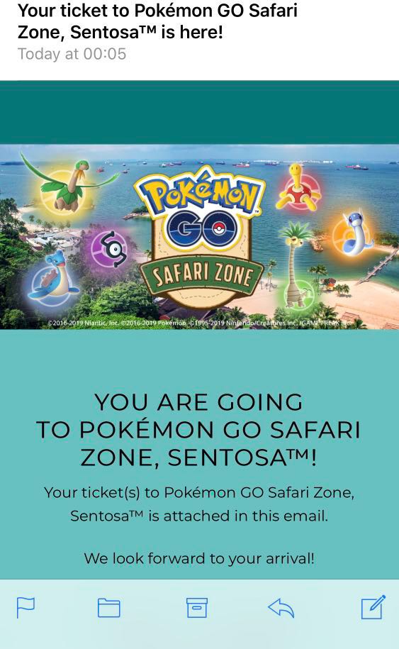 Pokemon go safari zone tickets, Tickets & Vouchers, Event Tickets on