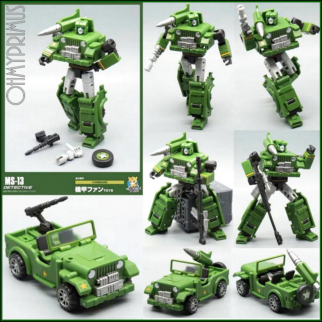 Mechfanstoys MFT MS13 Detective Hound G1 transformers Green toy car Legend MISB 
