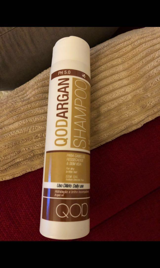 QOD Argan Shampoo, Beauty & Personal Care, Hair on Carousell