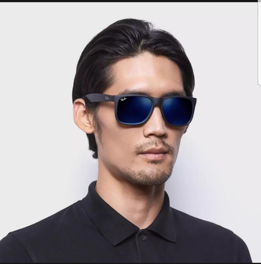 raybans blue lens