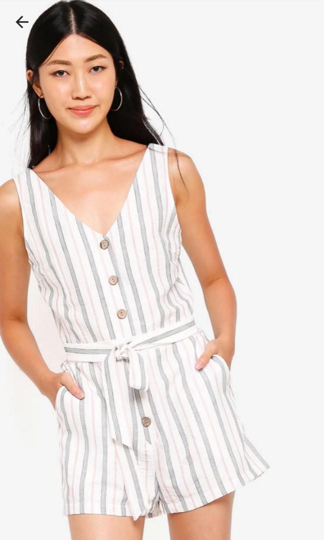 buttoned playsuit