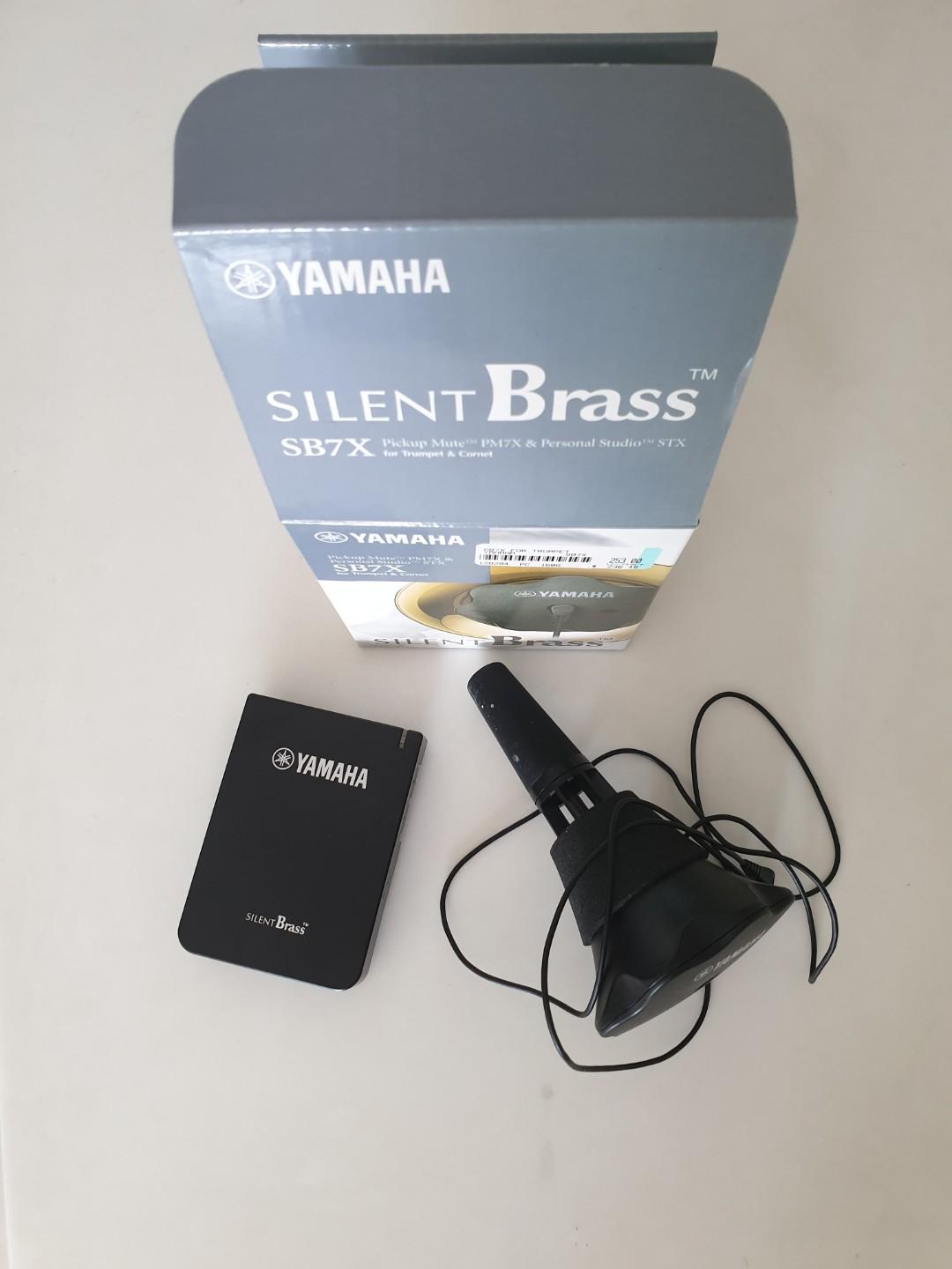 Silent Brass yamaha trumpet and mute SB7X, Hobbies & Toys, Music