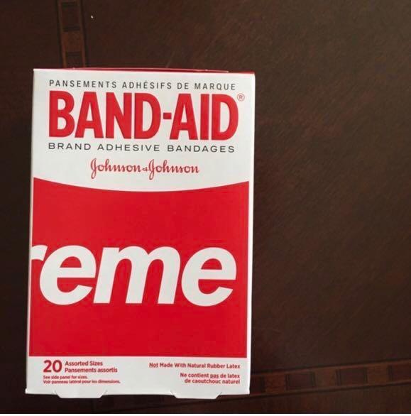 2019 Supreme X Band Aid Brand