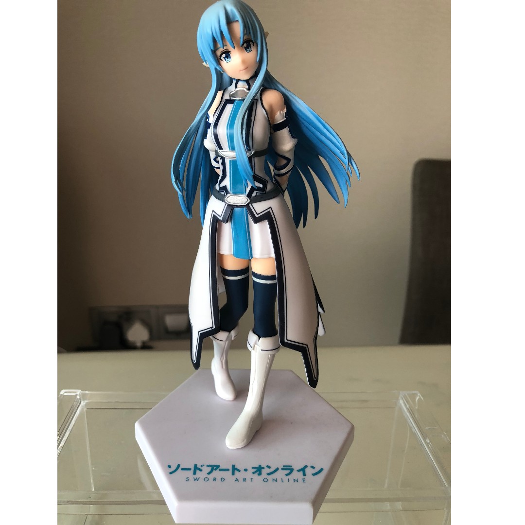 Sword Art Online Blue Hair Asuna Figurine, Hobbies & Toys, Memorabilia