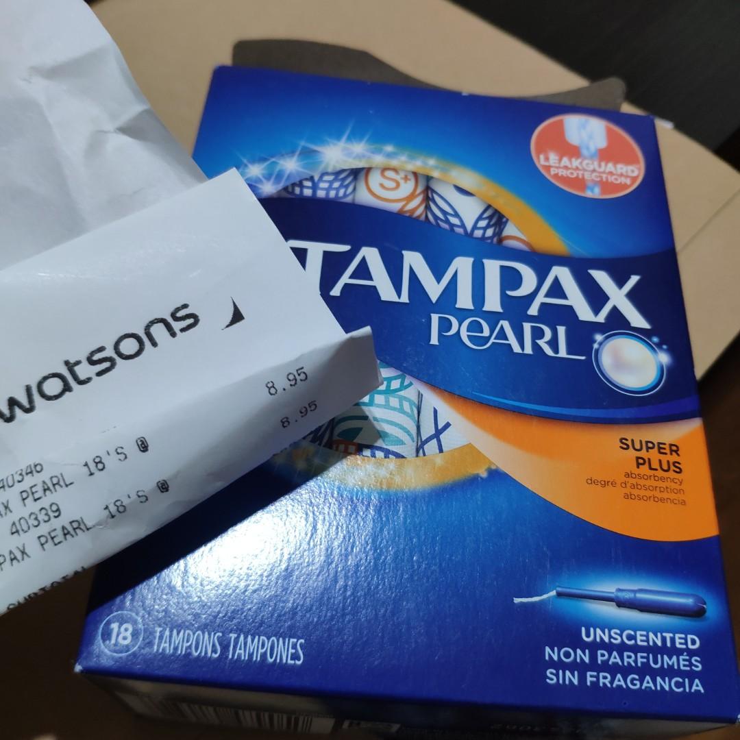 Tampax Pearl Super Plus Health Beauty Bath Body On Carousell