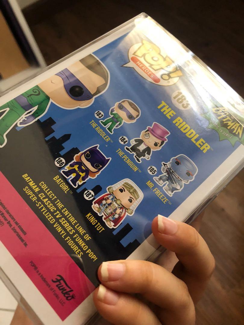 The Riddler Funko Pop Batman Classic Series (Category: Designer & Blind Box Toys) located in Manila. Submitted by fairyoyo (Listing ID 224914352, Image 2). Description: with box casing.