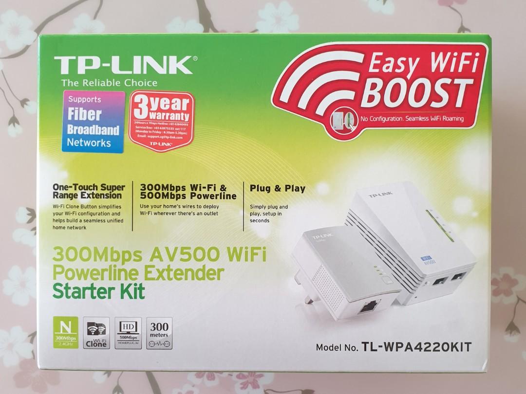 TP Link Wifi Extender AV500, Computers & Tech, Parts & Accessories