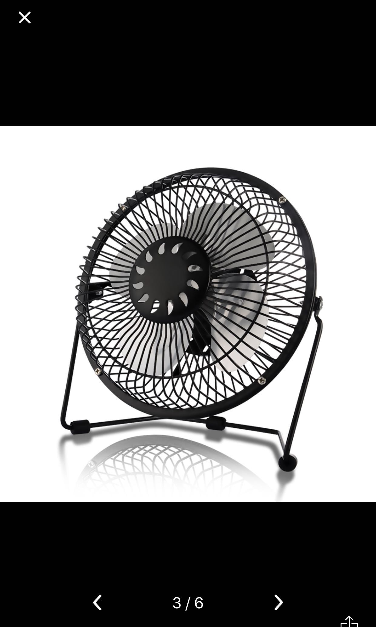 Usb desk fan, Furniture & Home Living, Lighting & Fans, Fans on Carousell