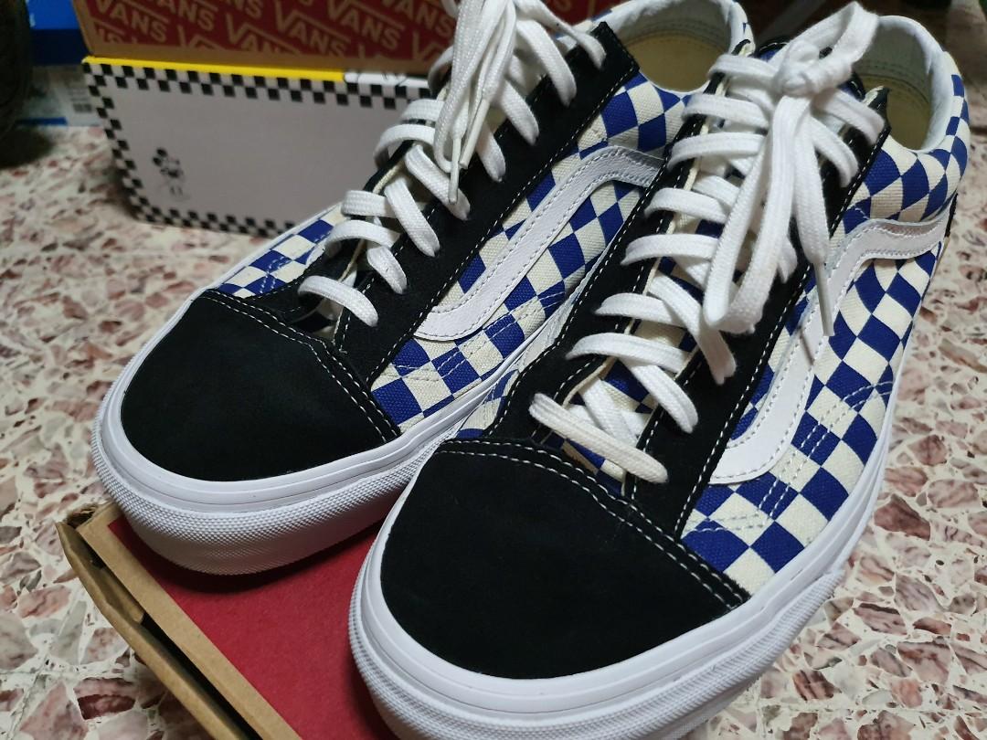 Vans Style 36 Gold Coast Checker Blue Men s Fashion Footwear Dress Shoes on Carousell