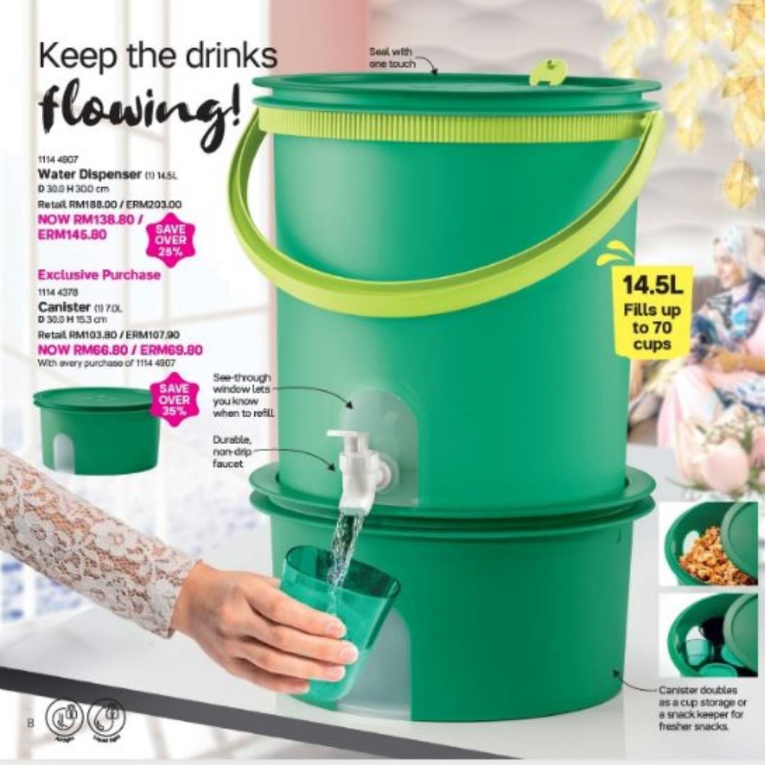 Water dispenser cheap tupperware 2019