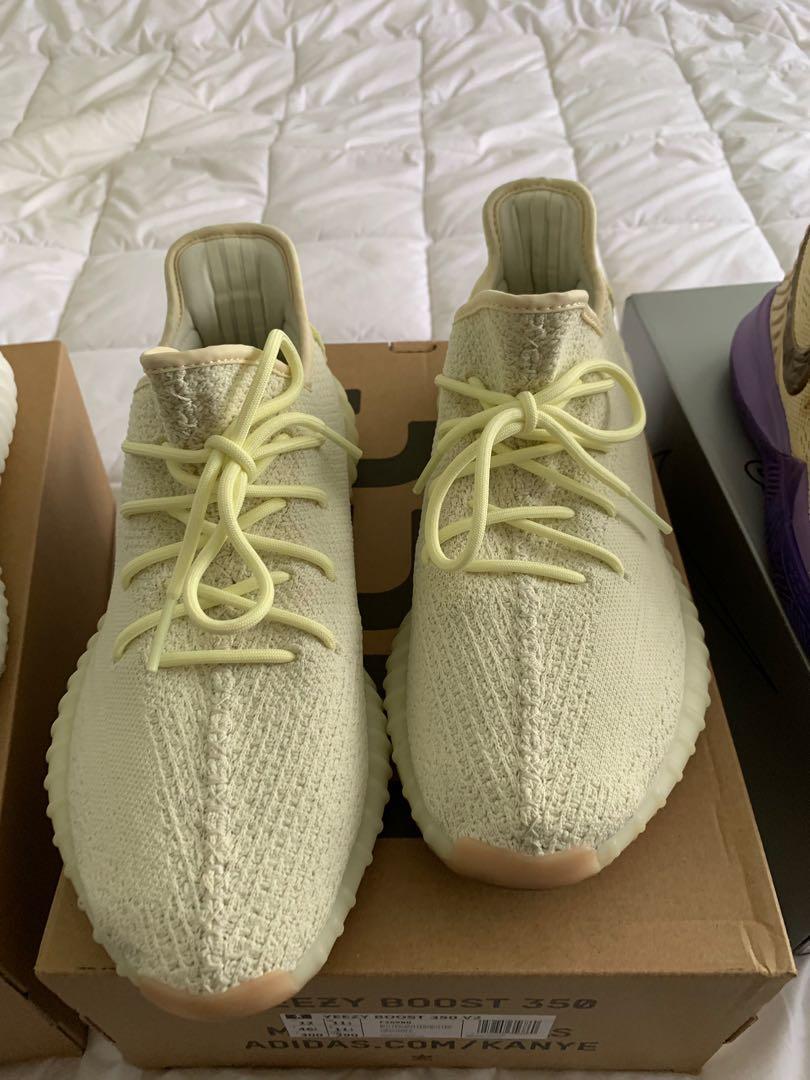 Yeezy boost 350 v2 butter cheap on feet