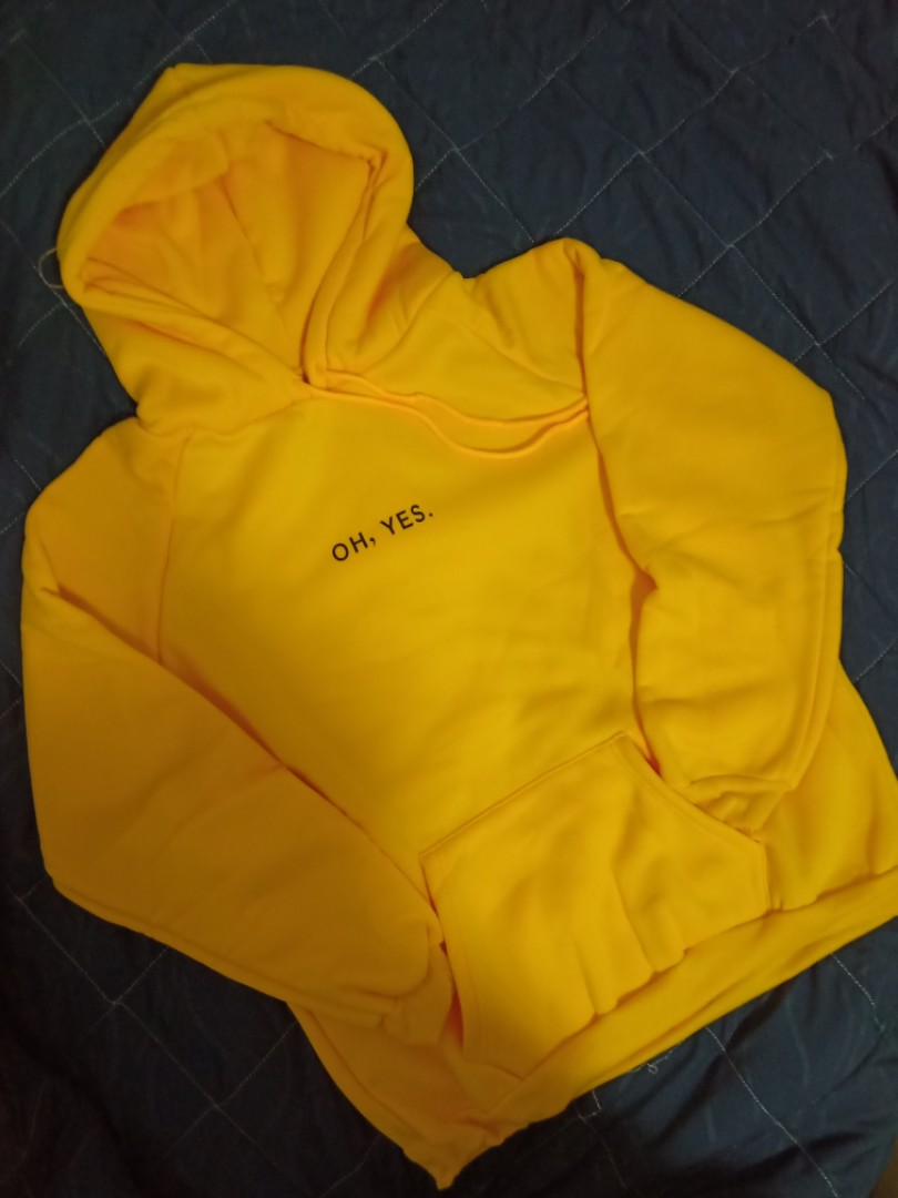 basic yellow hoodie