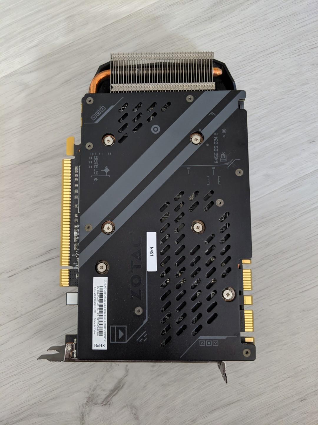 Zotac Gtx 1080 Mini Electronics Computer Parts Accessories On Carousell