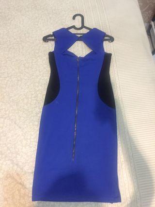 Bodycon blue dress