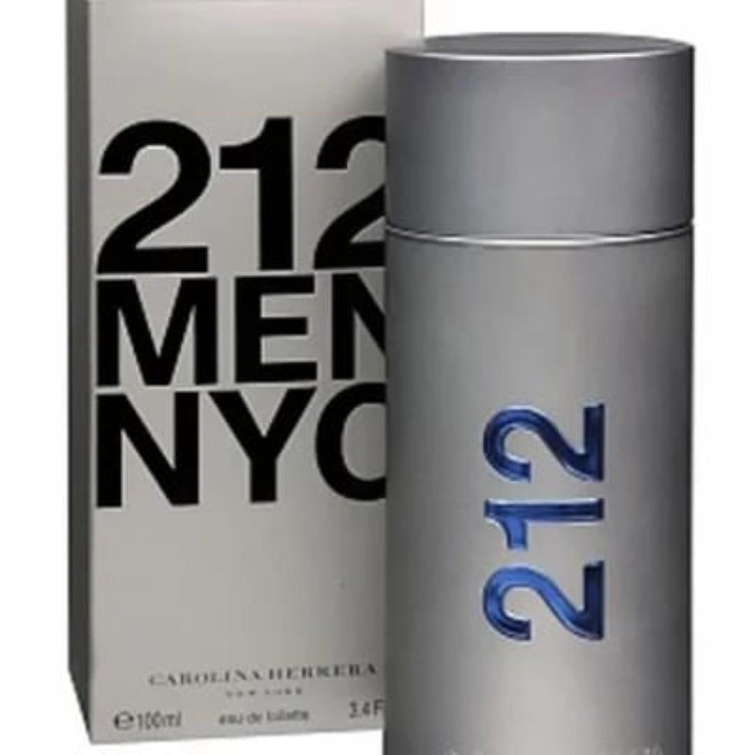 212 Men Nyc Carolina Herrera 100ml Mb Kesehatan Kecantikan