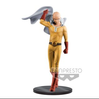 authentic banpresto one punch man premium figure saitama