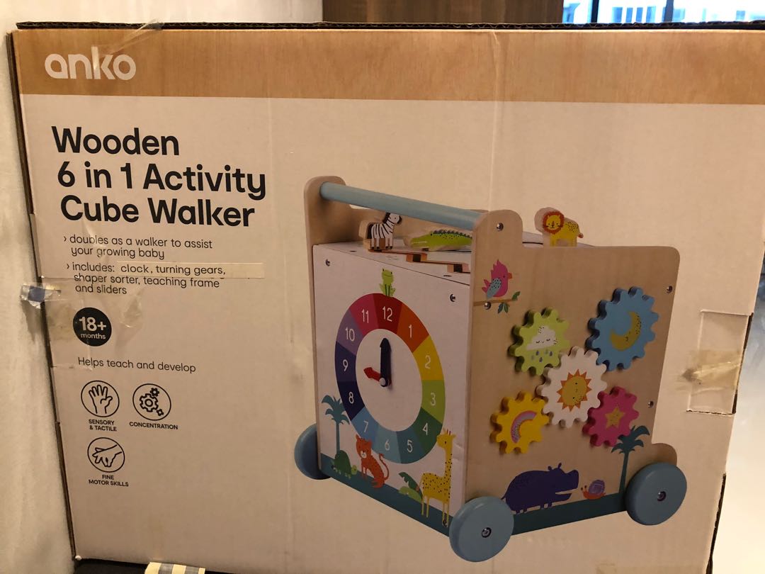 6 in 1 activity cube and walker Babies Kids Infant Playtime on