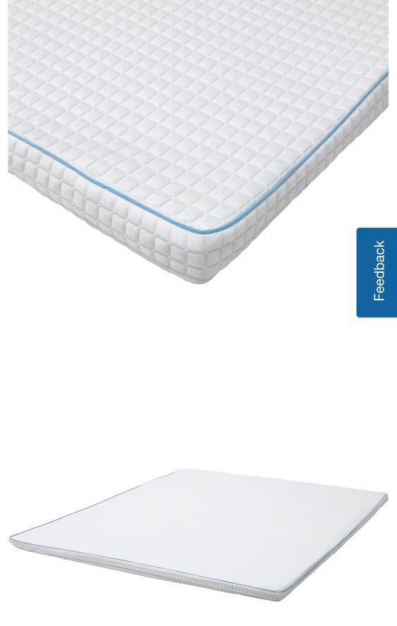 Almost New Ikea Knapstad Memory Foam Mattress Topper Queen