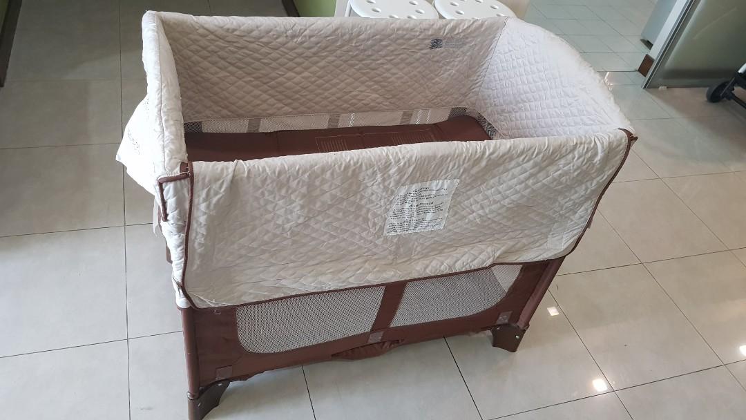 Arm S Reach Mini Convertible Co Sleeper Babies Kids Cots