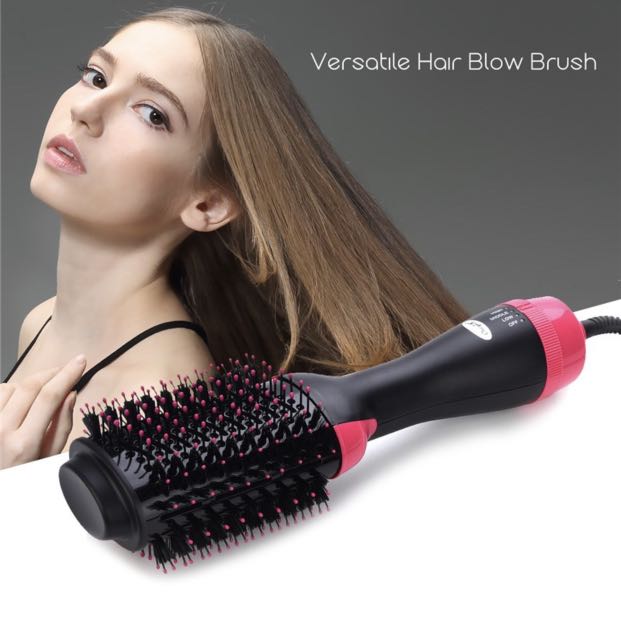 Authentic 1000w One Step 2 In 1 Hair Dryer Brush Ceramic Negative Ion Blowing Comb Volumizer