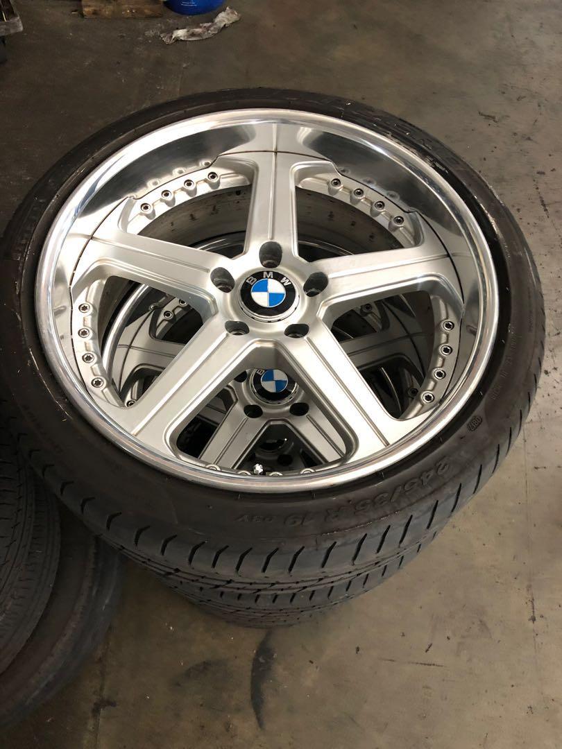 BMW WORK rims made in Japan, Car Accessories, Tyres & Rims on Carousell