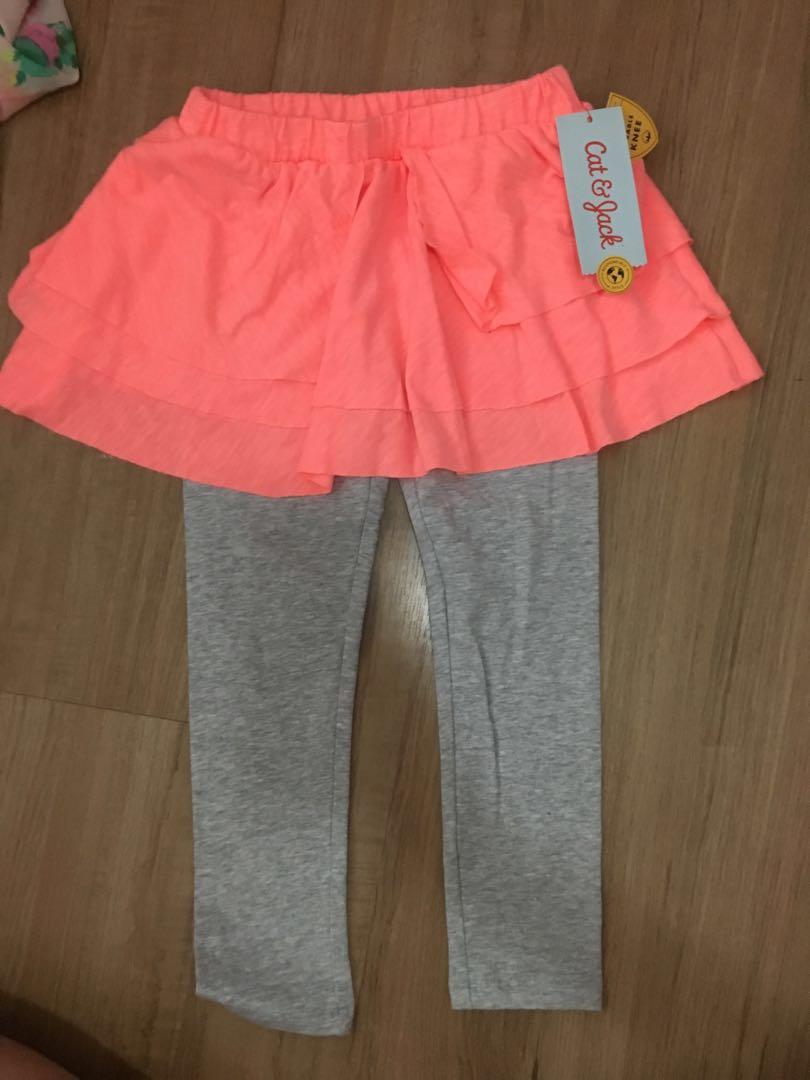 Cat Jack Leggings With Skirt Babies Kids Girls Apparel 4