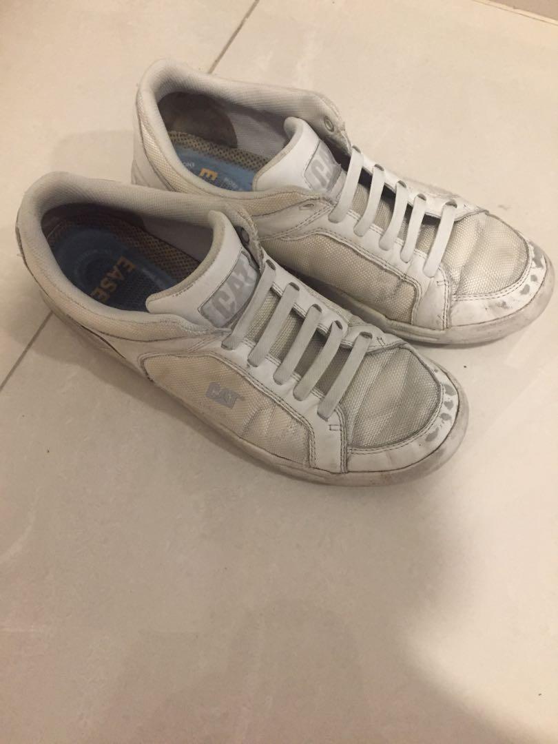 Caterpillar white clearance shoes