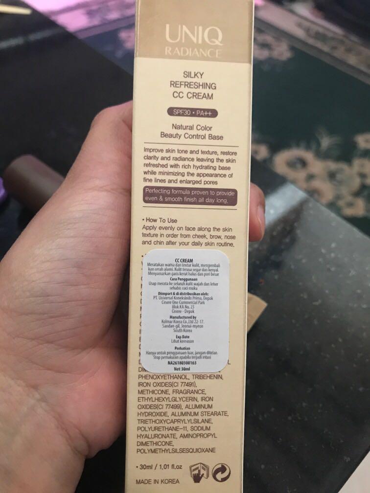 uniq radiance cc cream