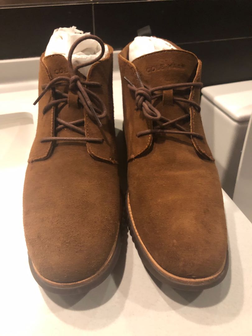 cole haan suede chukka boots