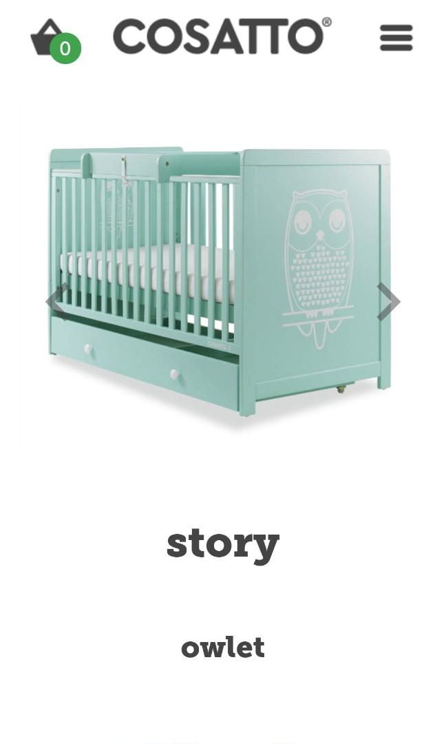 Cosatto Cot Lightly Used Owlet Design Babies Kids Cots