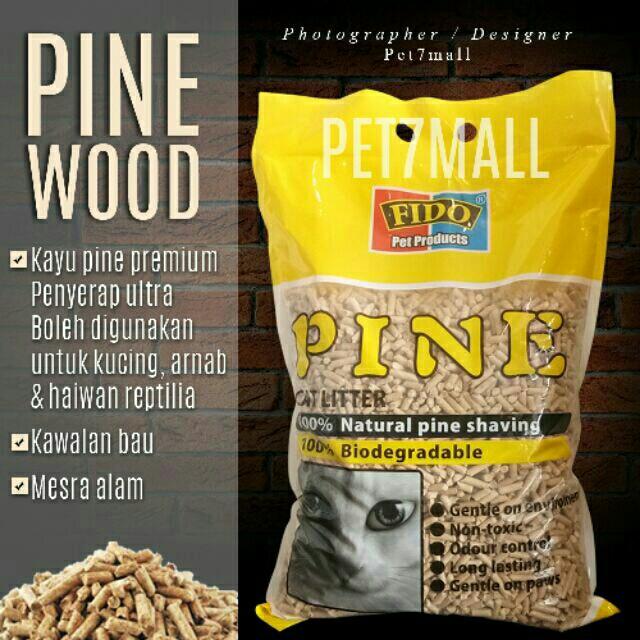 Fido pine store wood cat litter