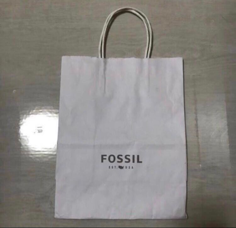 fossil shopping bag