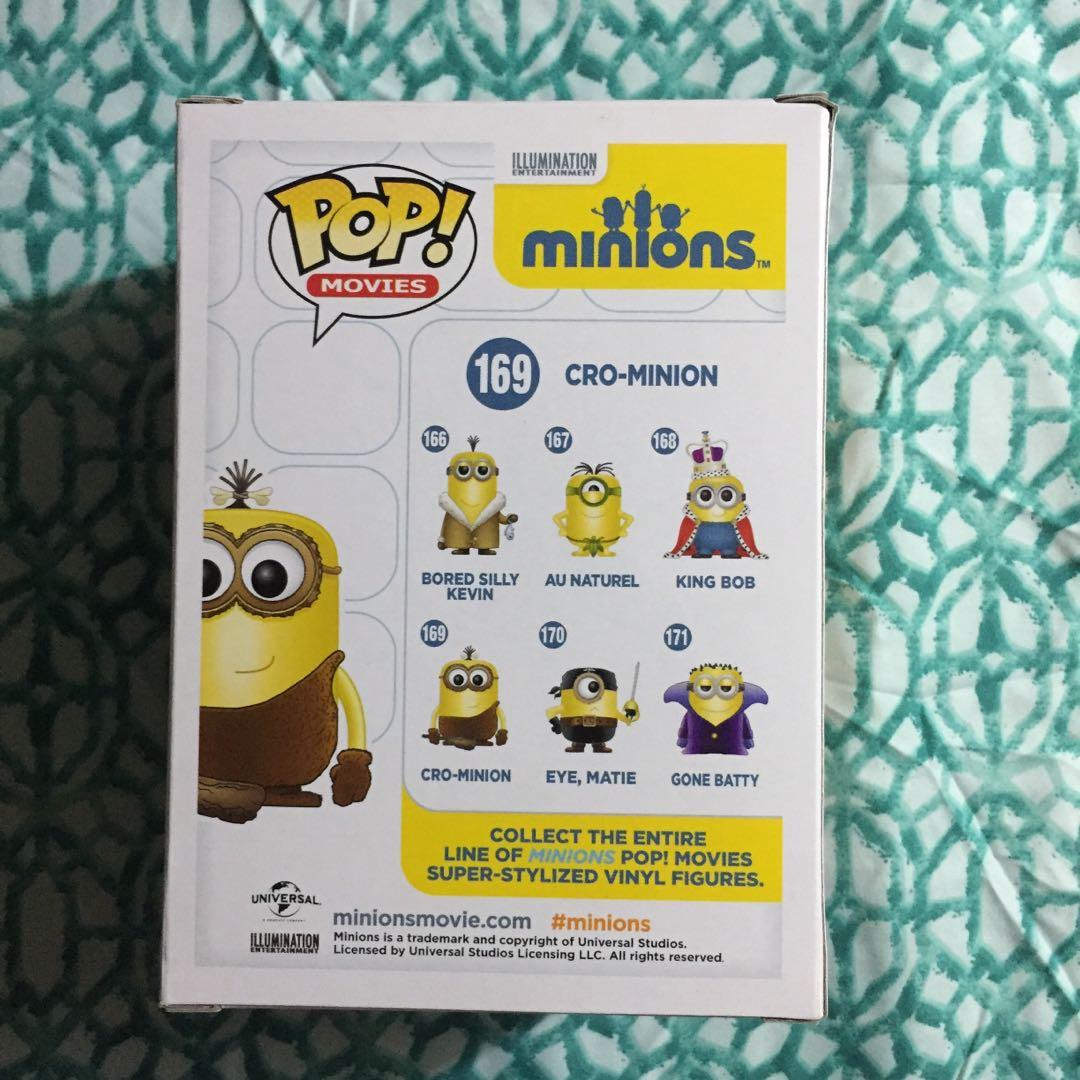 Funko Pop Cro Minion (Category: Designer & Blind Box Toys) located in Manila. Submitted by bedlambuzz (Listing ID 225142733, Image 3). Description: NOOB Box condition: 9 to 10/10. Unless stated otherwise Pick up pureza lrt station or negotiable. Shipping at the risk and expense of the buyer..
