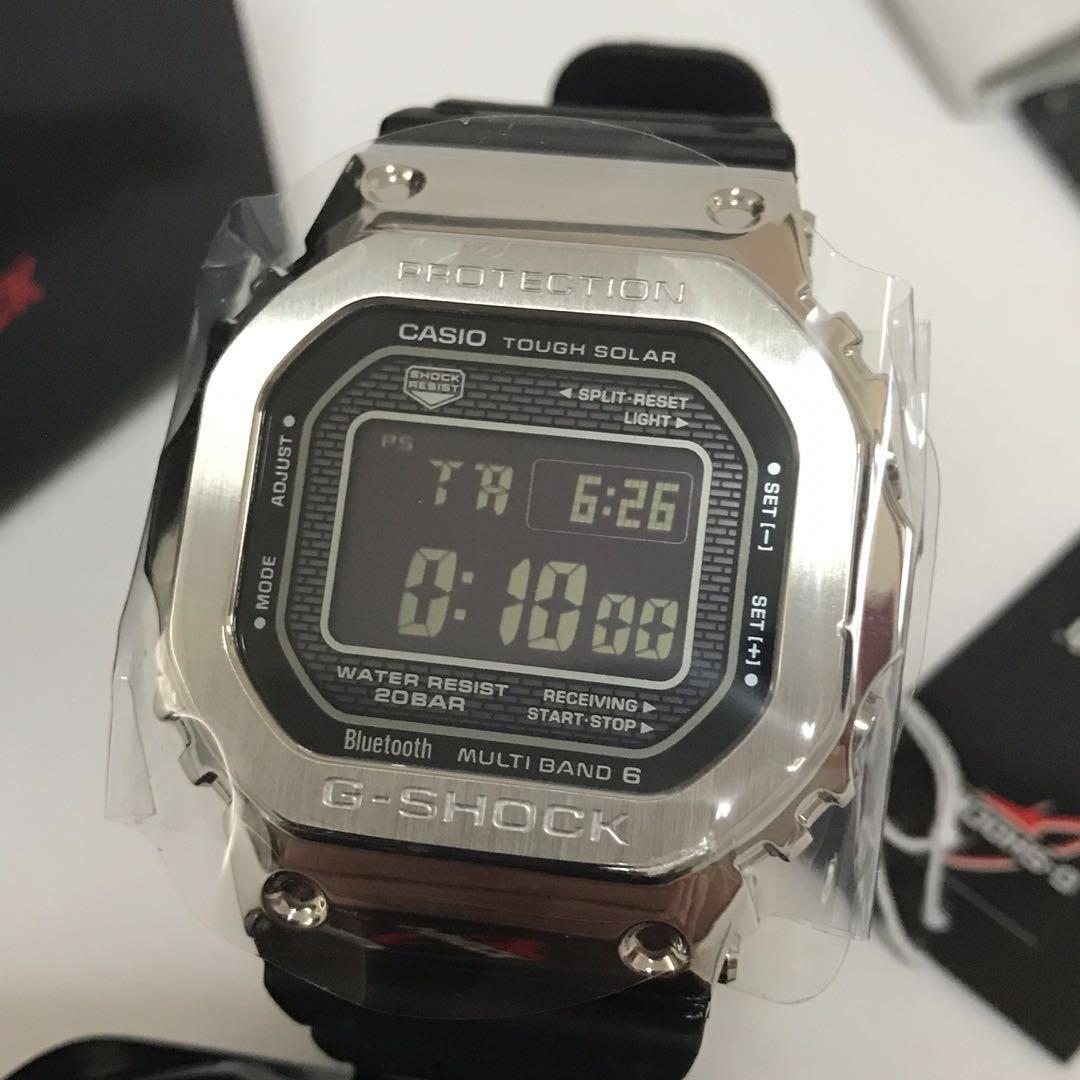 G Shock GMW B5000 1 Stainless Steel with Resin Band