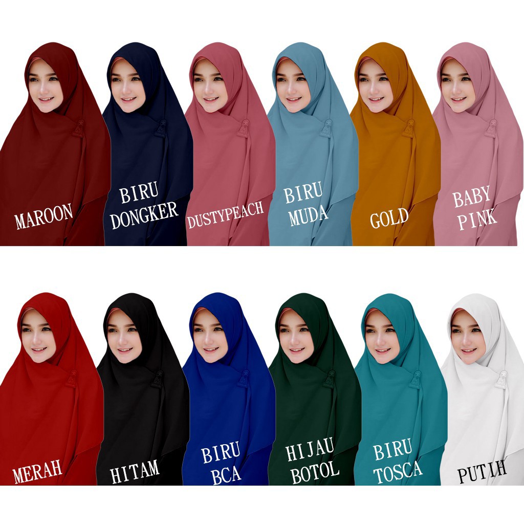 Hijab Segi Empat Syari Wolfis 150x150 Jumbo Grade Original Olshop Hijab Segi Empat Syari Wolfis 150x150 Jumbo Grade Original Olshop