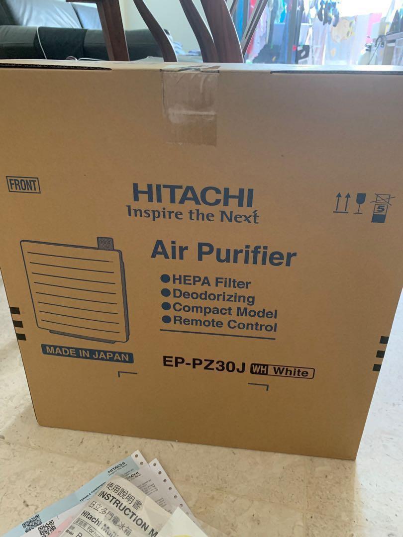 Hitachi Air Purifier EPPZ30J White (Made in Japan), TV & Home