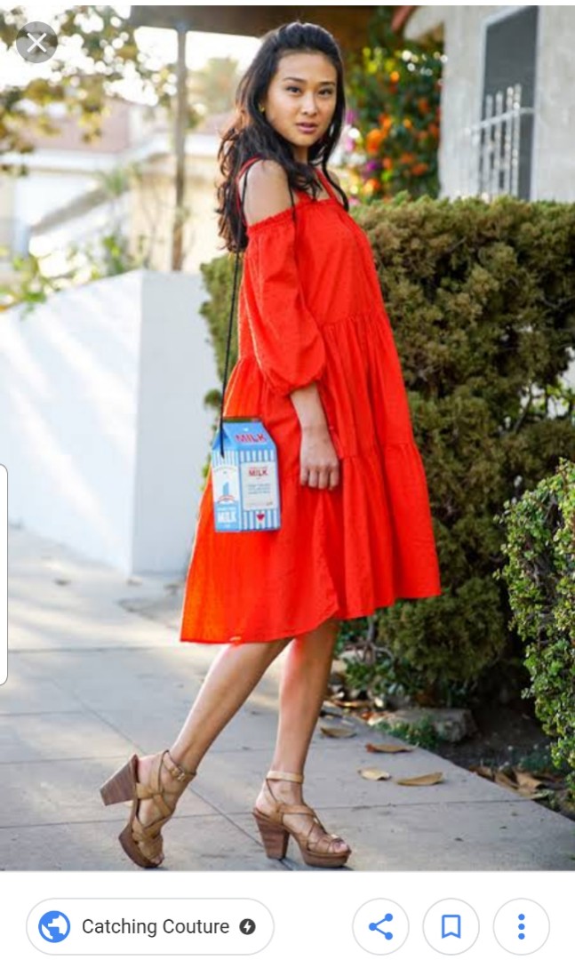 Cold shoulder dress h&m discount
