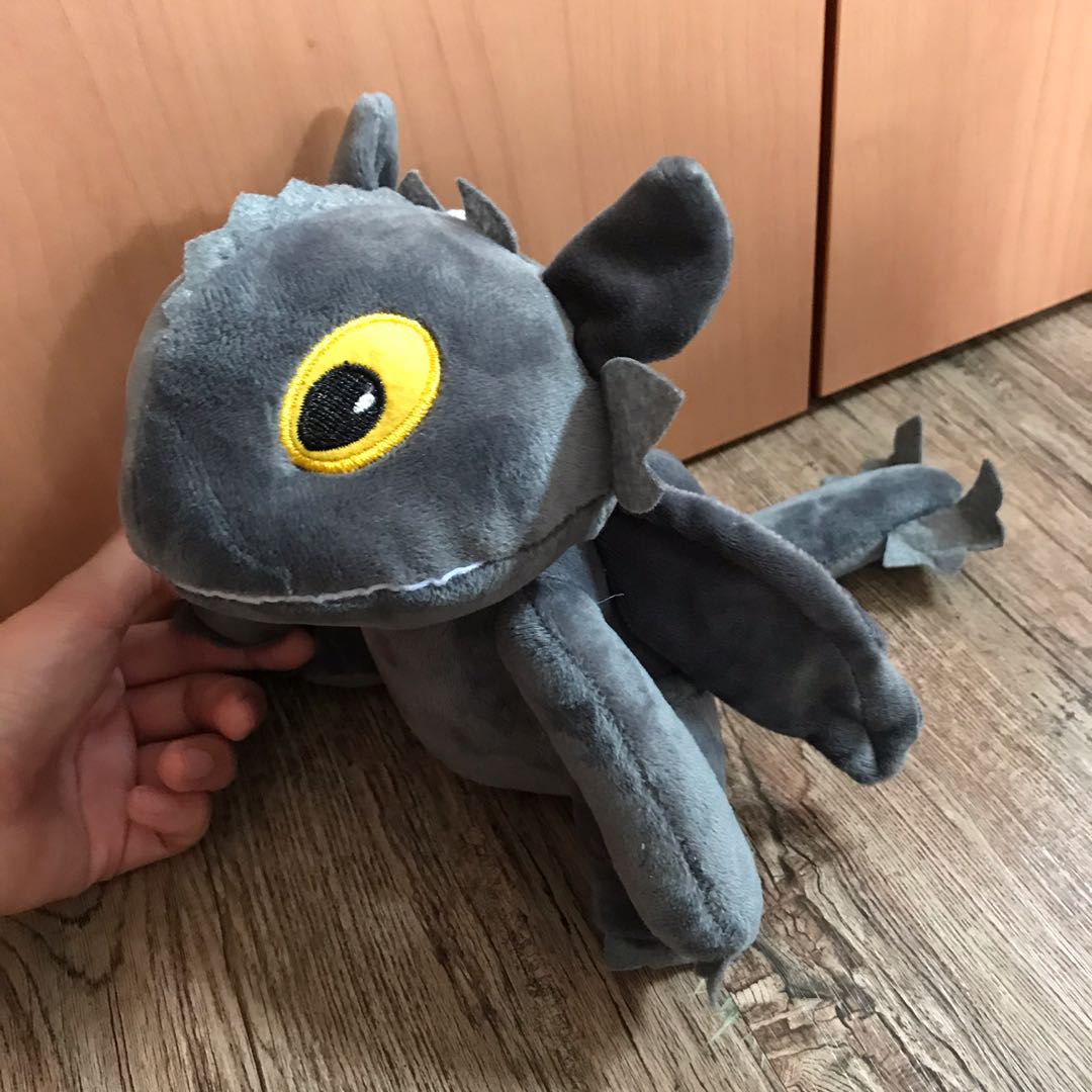 toothless plush dragon