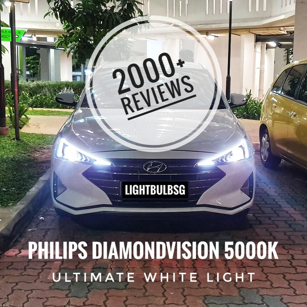 ⭐5000+ reviews. Hyundai Avante 2019/20 on HB3 philips diamondvision