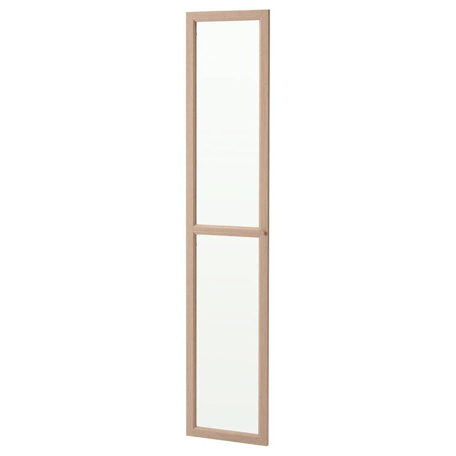 IKEA OXBERG birch glass doors (fits BILLY bookcase), Furniture & Home