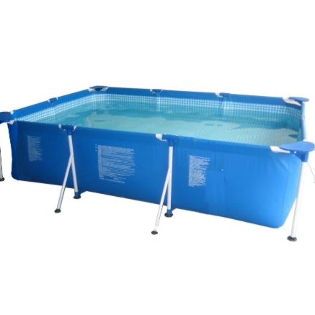 Intex Rectangular pool (Category: Billiards & Bowling) located in Kuala Lumpur. Submitted by mypool (Listing ID 225026290, Image 2). Description: Pool Mudah alih INTEX, cepat dan senang, sesuai untuk tadika, event, birthday party, homestay, chalet dll. Kami solo distributor INTEX Malaysia, Brunei, Singapore, Warranty disediakan, Boleh ke kedai kami untuk tengok kolam. Size: Panjang x Lebar x Tinggi 7ft x 5ft x 24" 10ft x 7ft x 30" 15ft x 7ft x 33